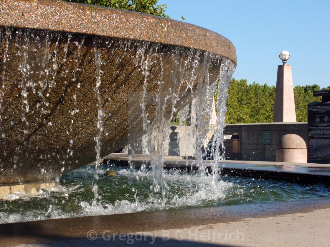 "Hot Day Fountain Relief" stock image