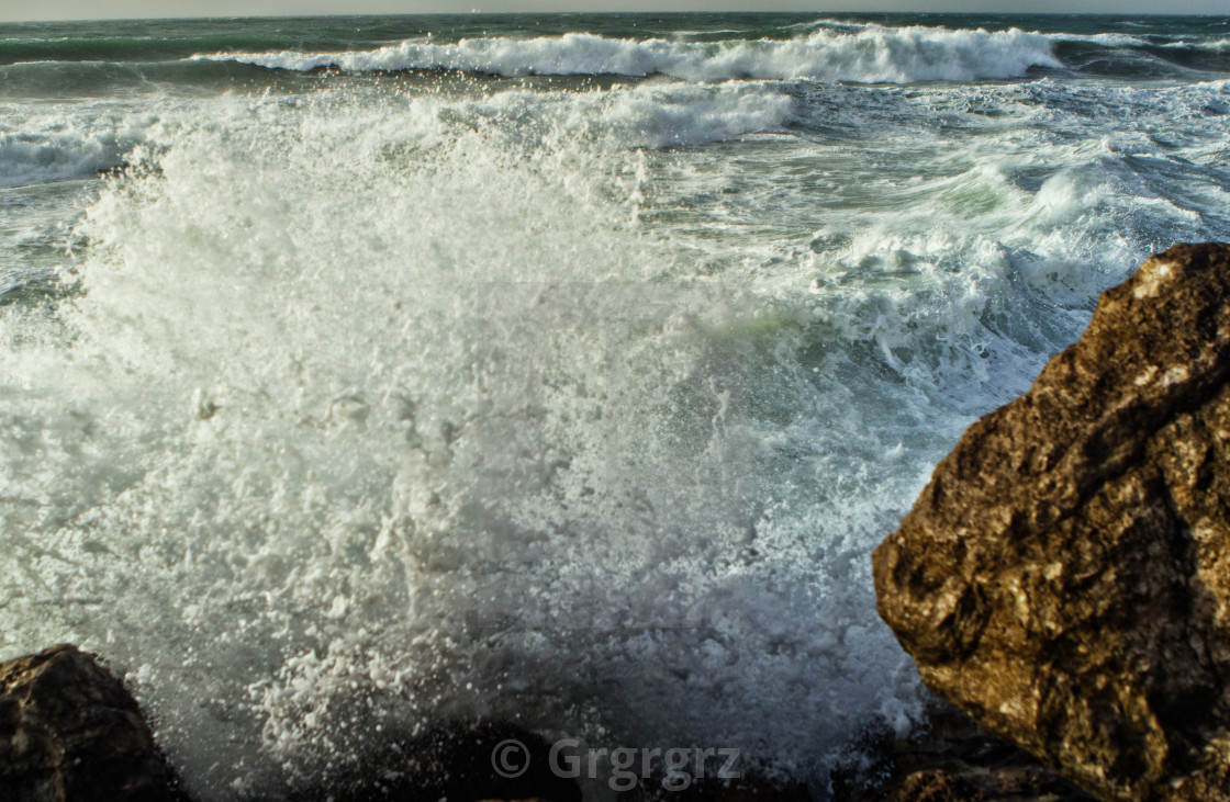 "On Rocks" stock image