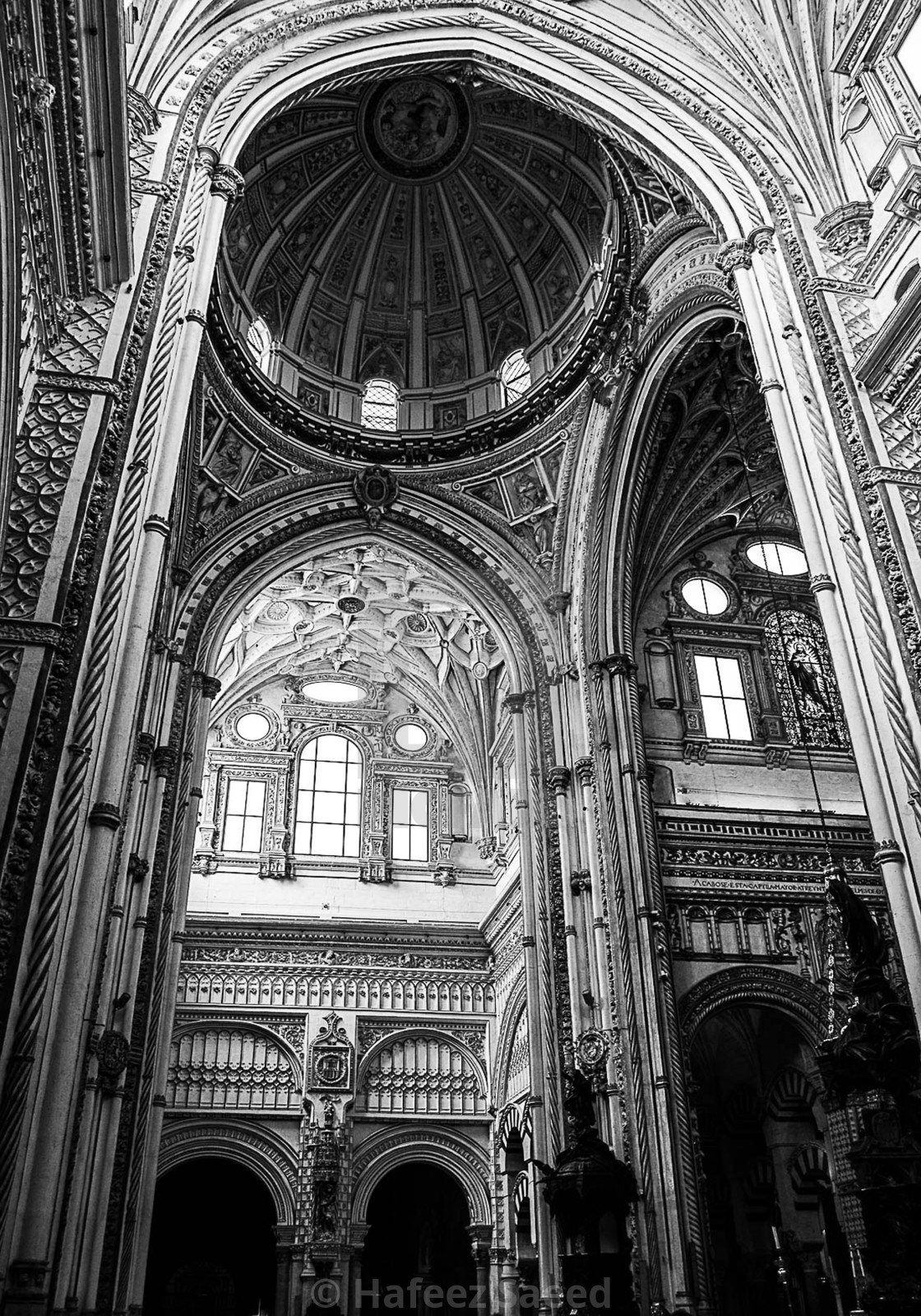 "The Mezquita Cathedral" stock image