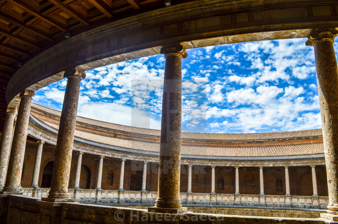 "Charles Court, Granada" by Hafeez Saeed - £55.00 "Charles Court, Granada" stock image