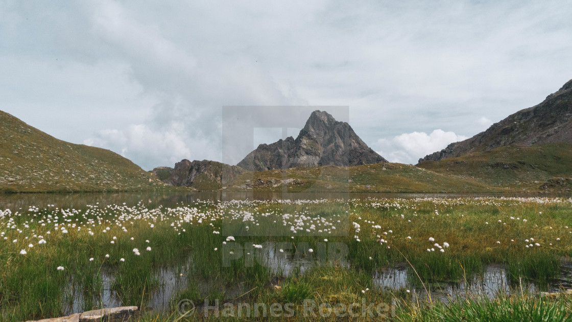 "Lake in mountains" by Hannes Roeckel - $15.38 "Lake in mountains" stock image