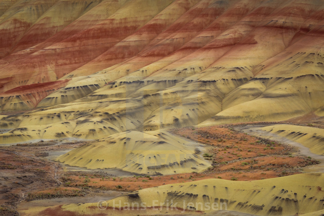 "Painted Hills, Oregon, USA" stock image