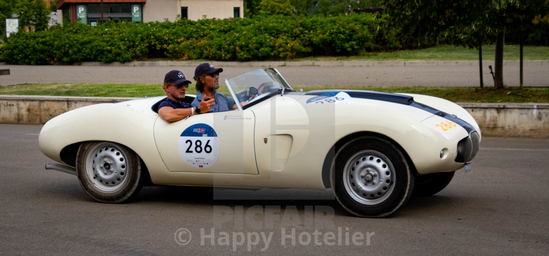 "Pins Bernhard van Oranje in the 2021 Mille Miglia" by Happy Hotelier - $31.41 "Pins Bernhard van Oranje in the 2021 Mille Miglia" stock image