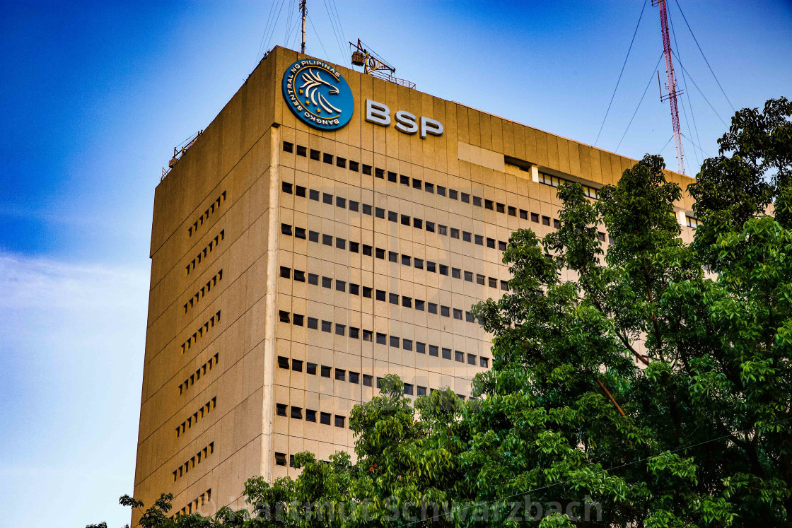 "Zentralbank der Philippinen - Bangko Central ng Pilipinas" by Hartmut Schwarzbach - $61.04 "Zentralbank der Philippinen - Bangko Central ng Pilipinas" stock image