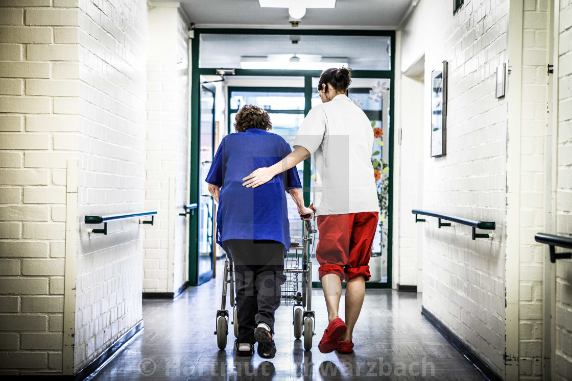 "Old Peoples Home - Symbolfoto zum Thema Altenpflege" stock image