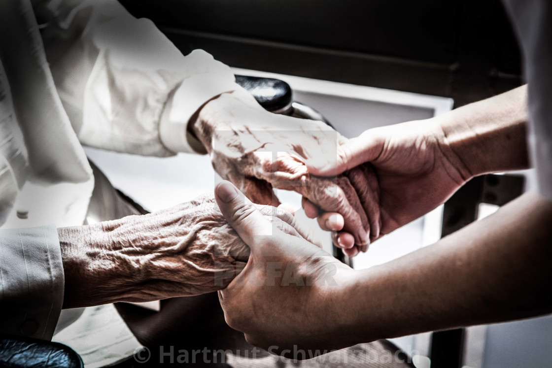 "Old Peoples Home - Symbolfoto zum Thema Altenpflege" stock image