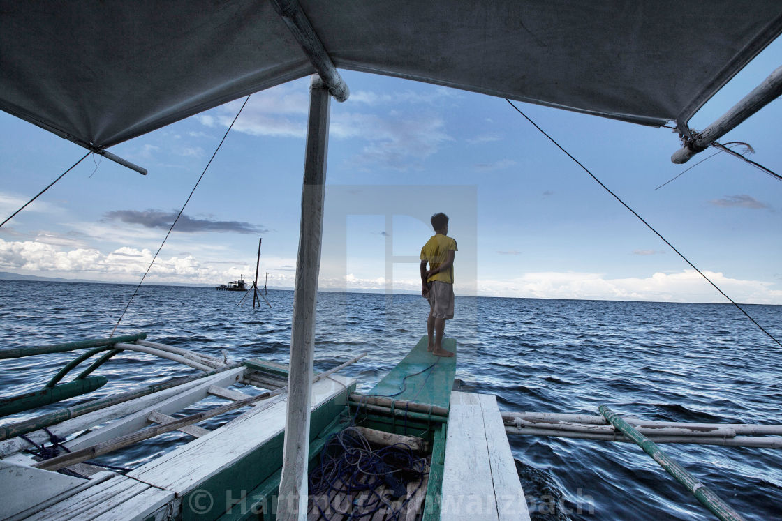 "Batasan Island in the Danajon Bank faces sea-level rise" stock image