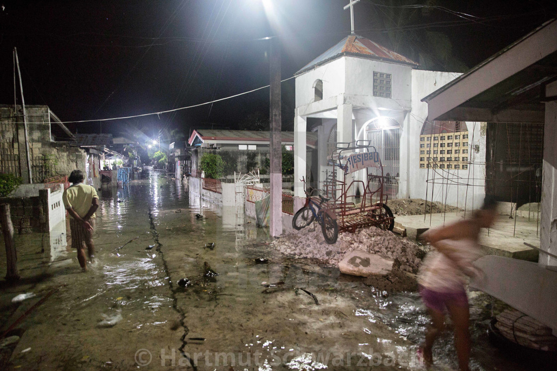 "Batasan Island in the Danajon Bank faces sea-level rise" stock image