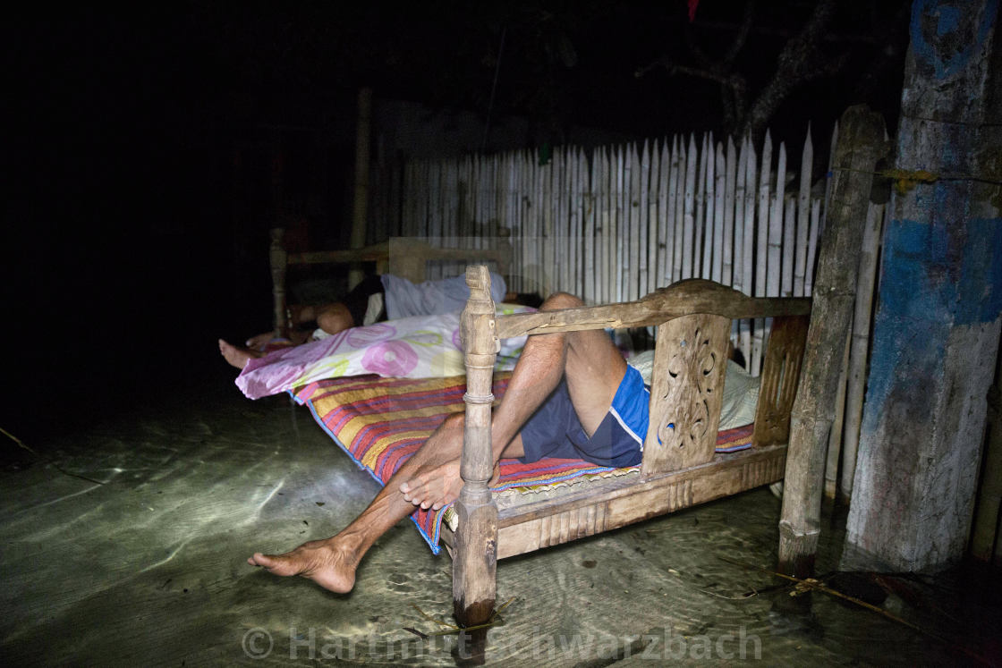 "Batasan Island in the Danajon Bank faces sea-level rise" stock image