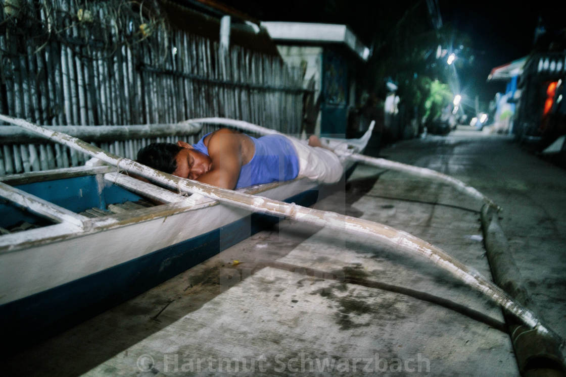 "Batasan Island in the Danajon Bank faces sea-level rise" stock image