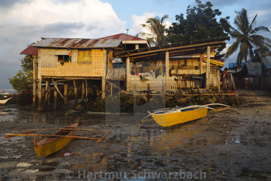 "Batasan Island in the Danajon Bank faces sea-level rise" stock image