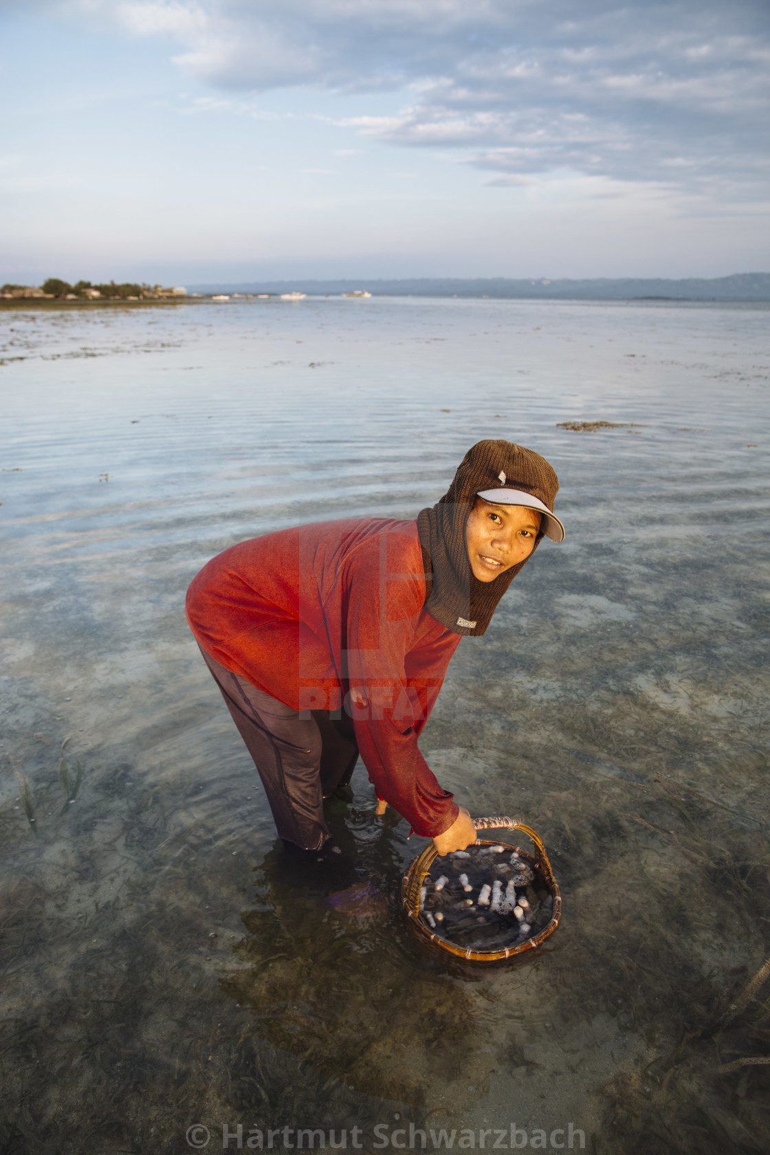 "Batasan Island in the Danajon Bank faces sea-level rise" stock image