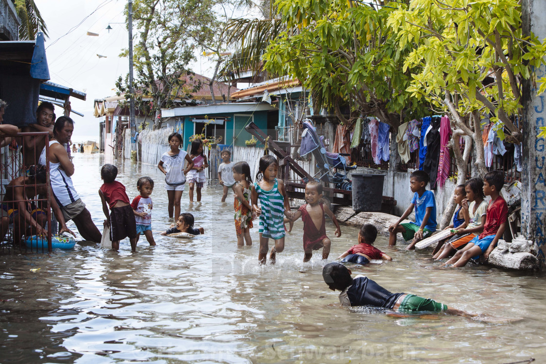 "Batasan Island in the Danajon Bank faces sea-level rise" stock image