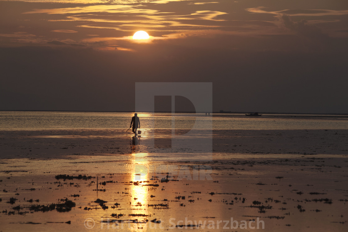 "Batasan Island in the Danajon Bank faces sea-level rise" stock image