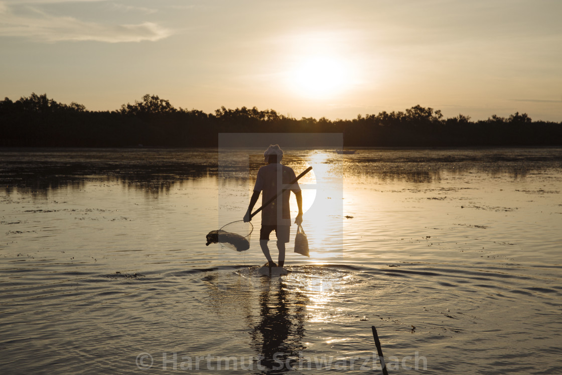 "Batasan Island in the Danajon Bank faces sea-level rise" stock image