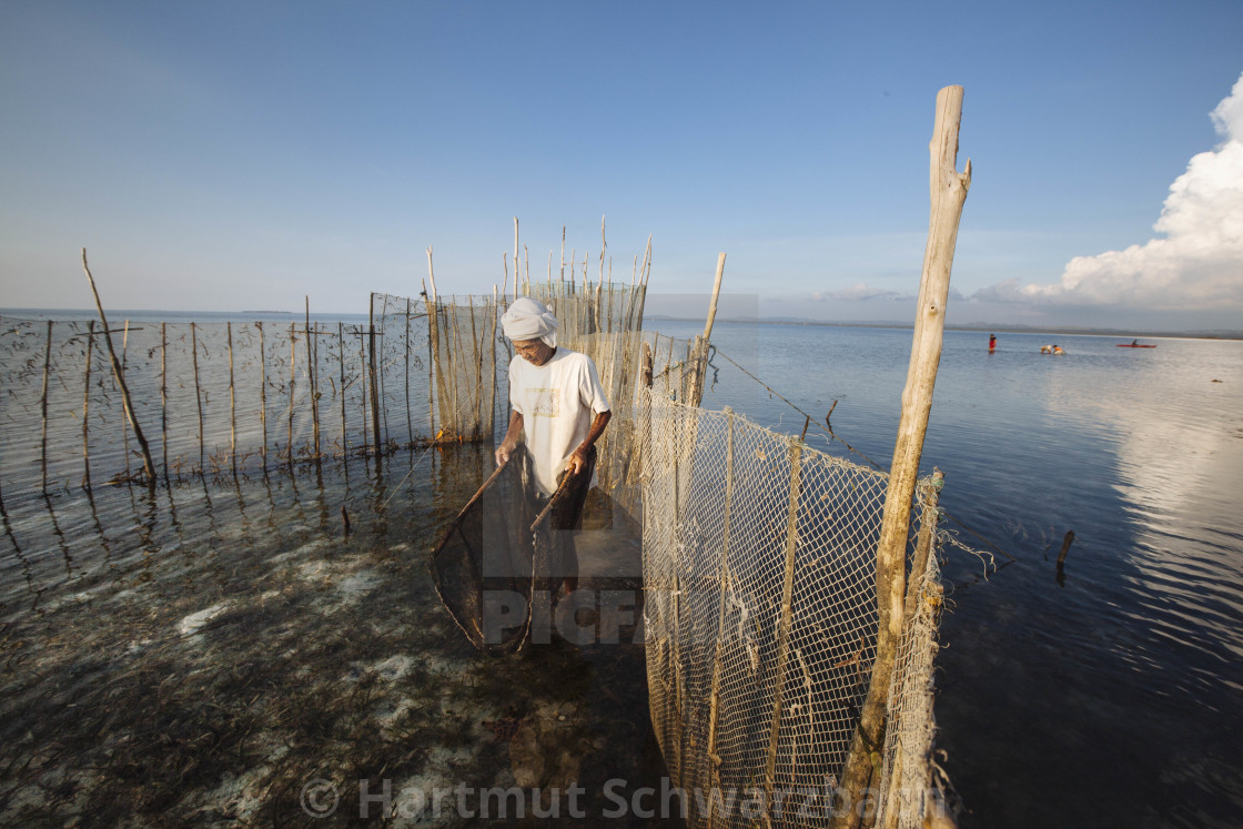 "Batasan Island in the Danajon Bank faces sea-level rise" stock image