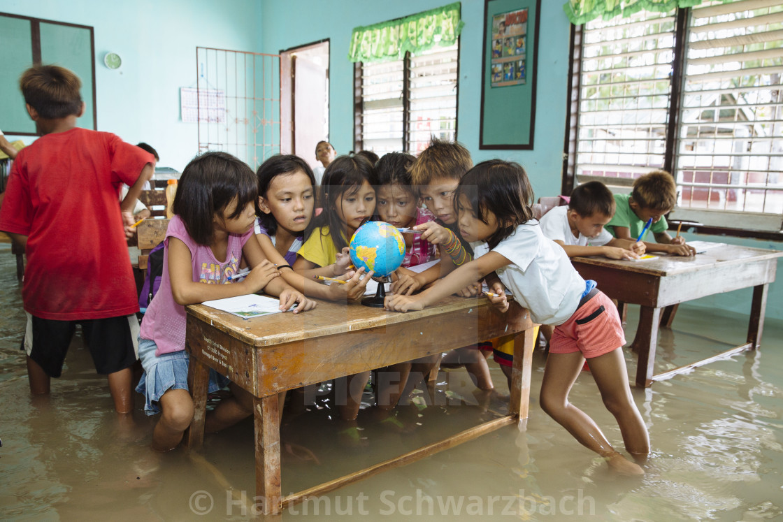 "Batasan Island in the Danajon Bank faces sea-level rise" stock image