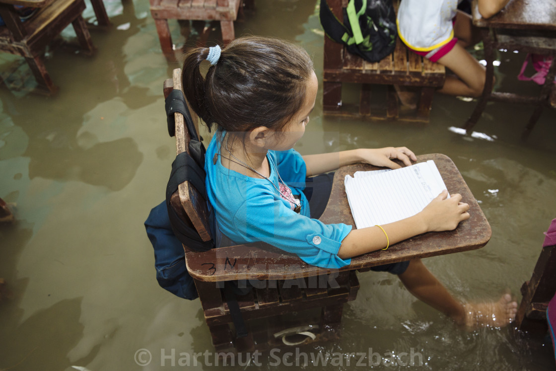 "Batasan Island in the Danajon Bank faces sea-level rise" stock image