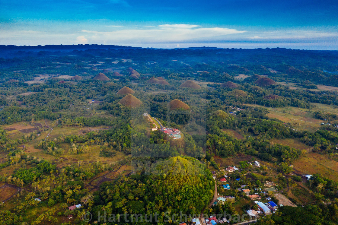 "Drone Shot Chocolate Hills Bohol" stock image