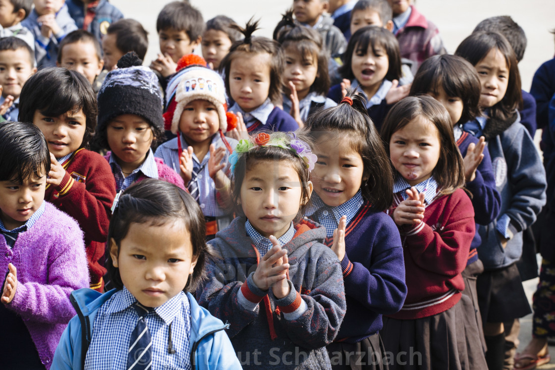 "Catholic School in Arunachal Pradesh India" stock image