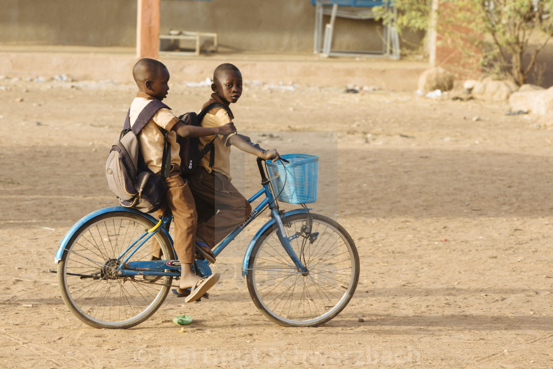 "Catholic School in Burkina Faso" stock image