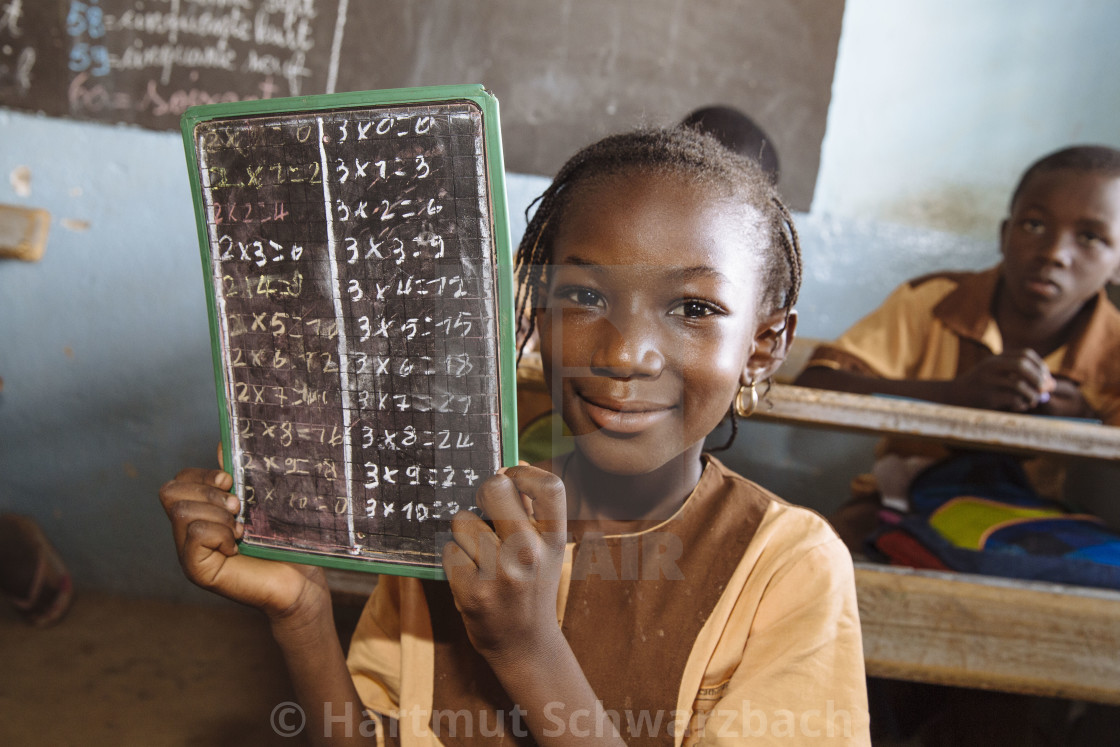 "Catholic School in Burkina Faso" stock image