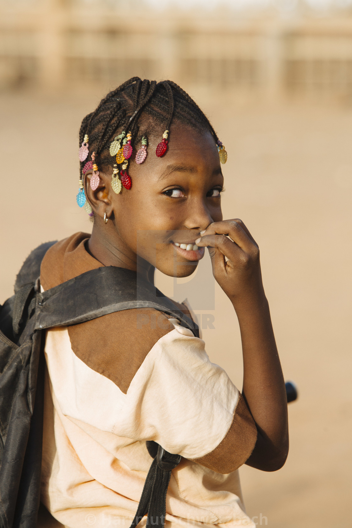 "Catholic School in Burkina Faso" stock image