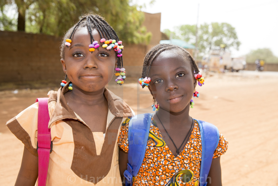 "Catholic School in Burkina Faso" stock image