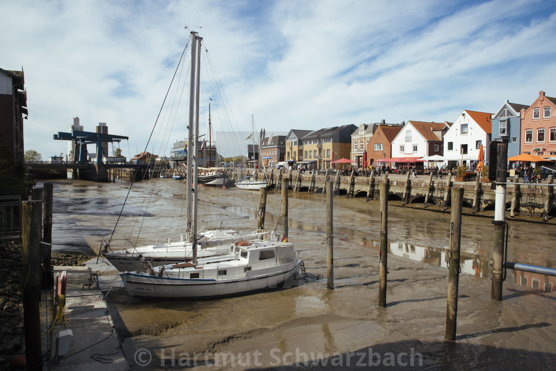 "Husumer Hafen" stock image