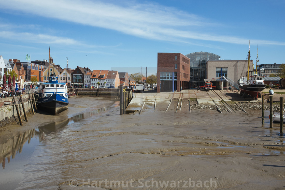 "Husumer Hafen" stock image