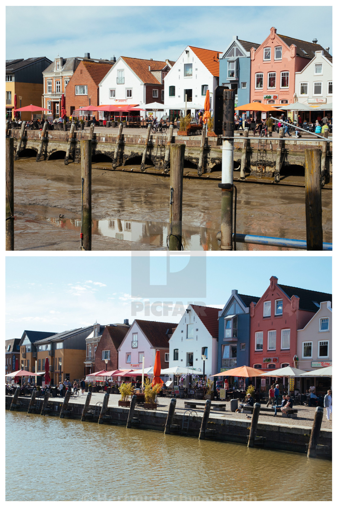 "Husumer Hafen" stock image