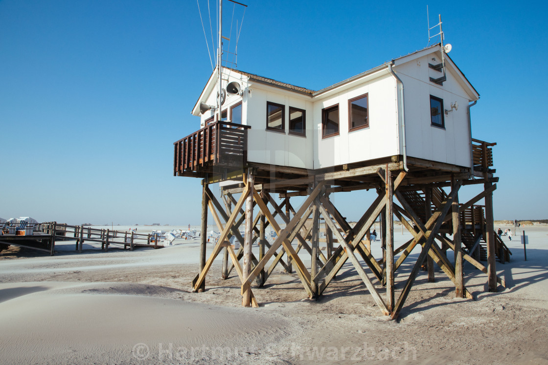 "Seebad St Peter Ording" stock image