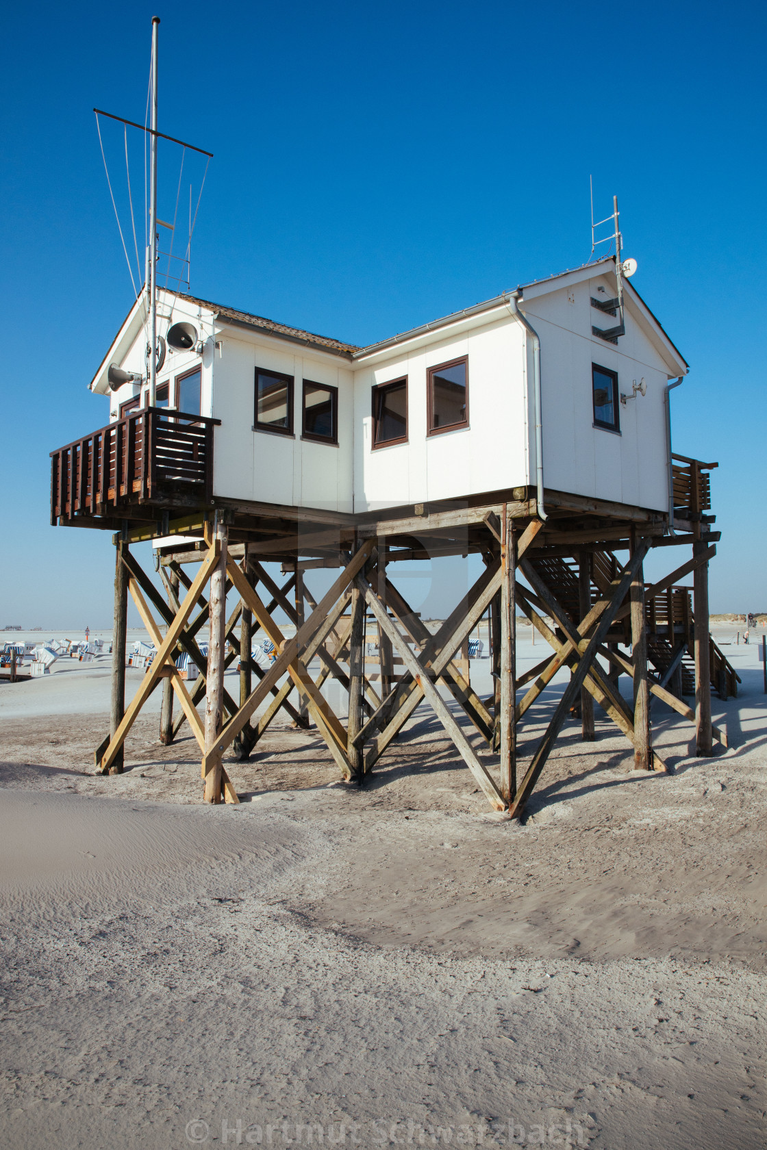 "Seebad St Peter Ording" stock image