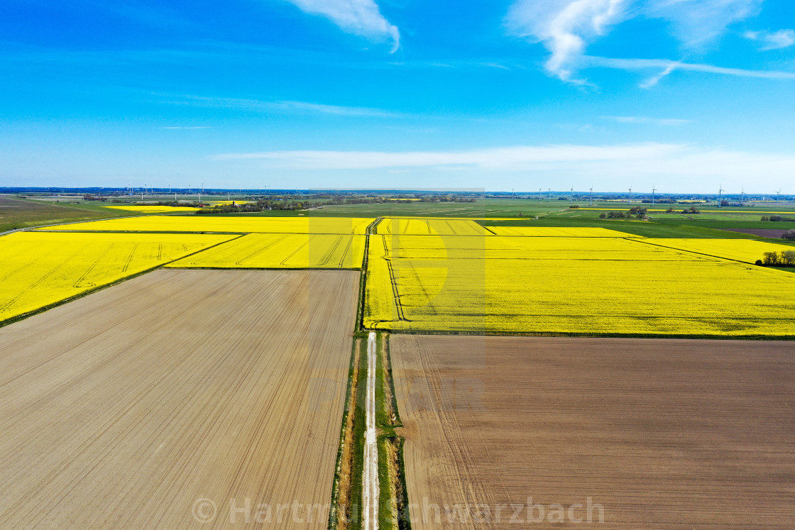 "Drohnenaufnahme Norderfriedrichskoog" stock image