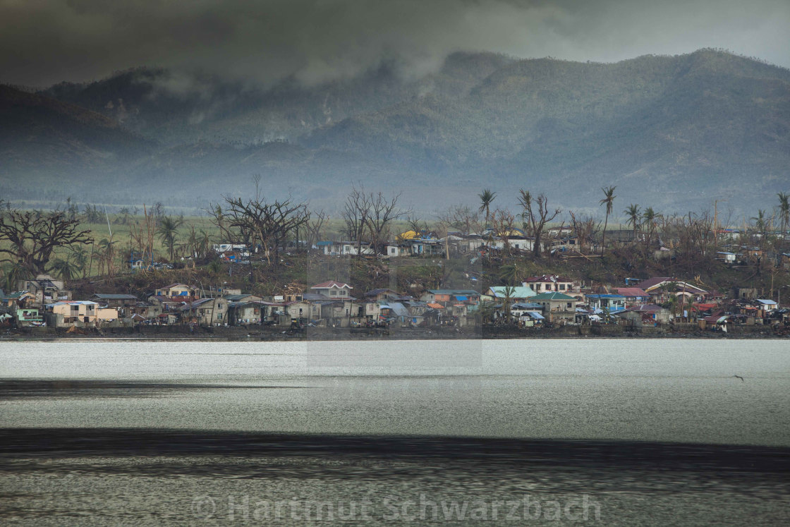 "Supertyphoon Haiyan Yolanda 2013 in Tacloban Leyte Philippines" stock image