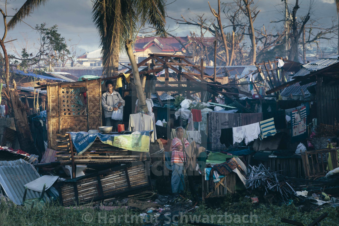 "Supertyphoon Haiyan Yolanda 2013 in Tacloban Leyte Philippines" stock image