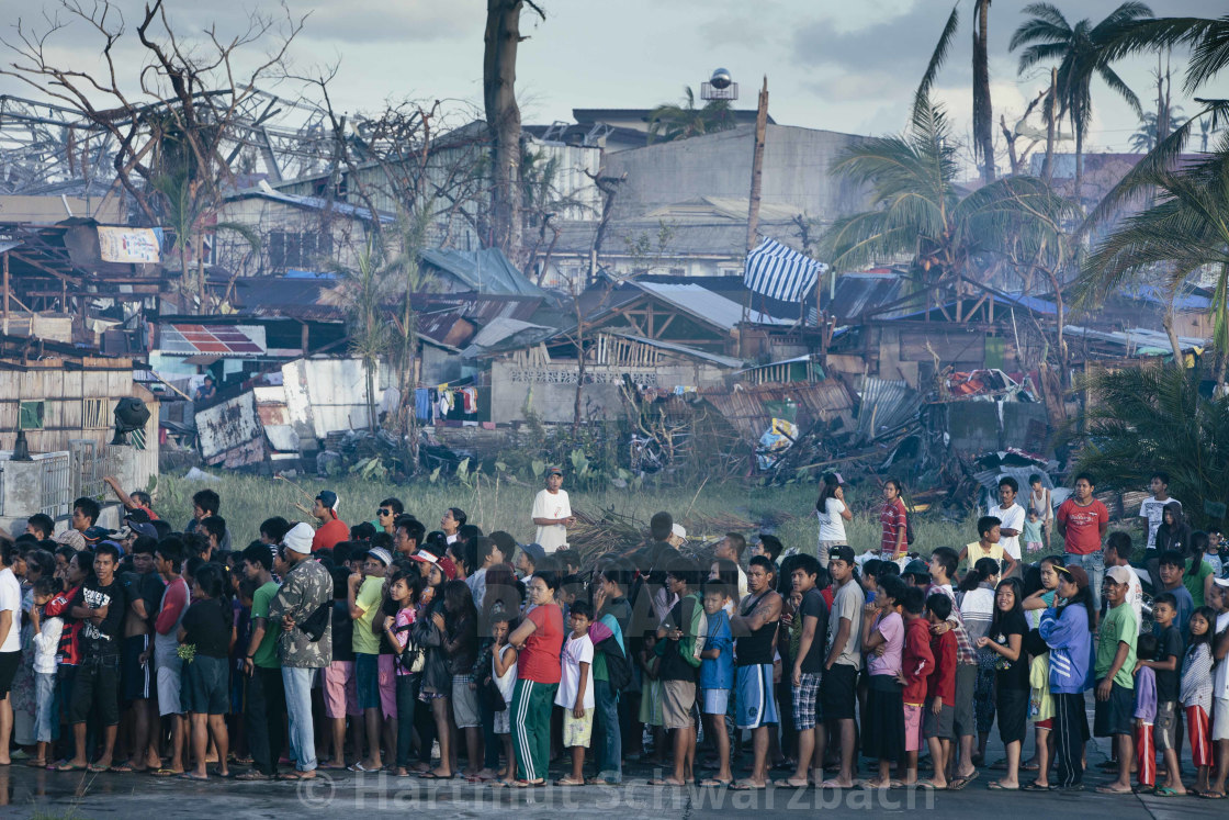 "Supertyphoon Haiyan Yolanda 2013 in Tacloban Leyte Philippines" stock image