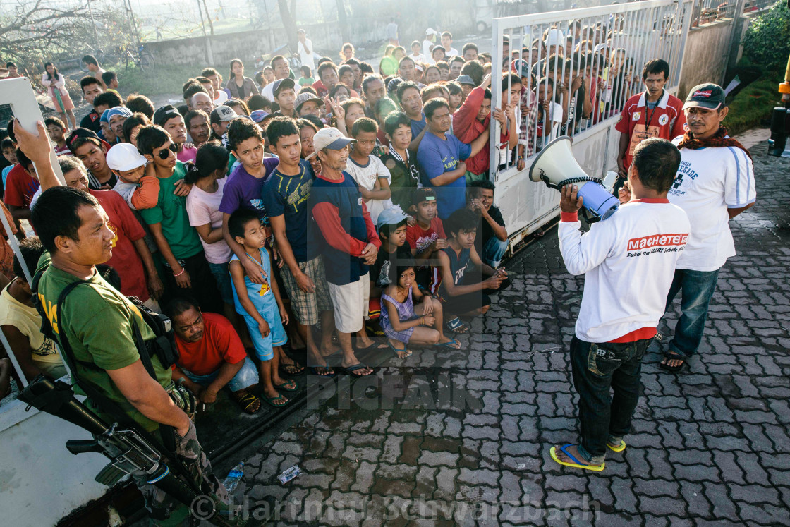 "Supertyphoon Haiyan Yolanda 2013 in Tacloban Leyte Philippines" stock image