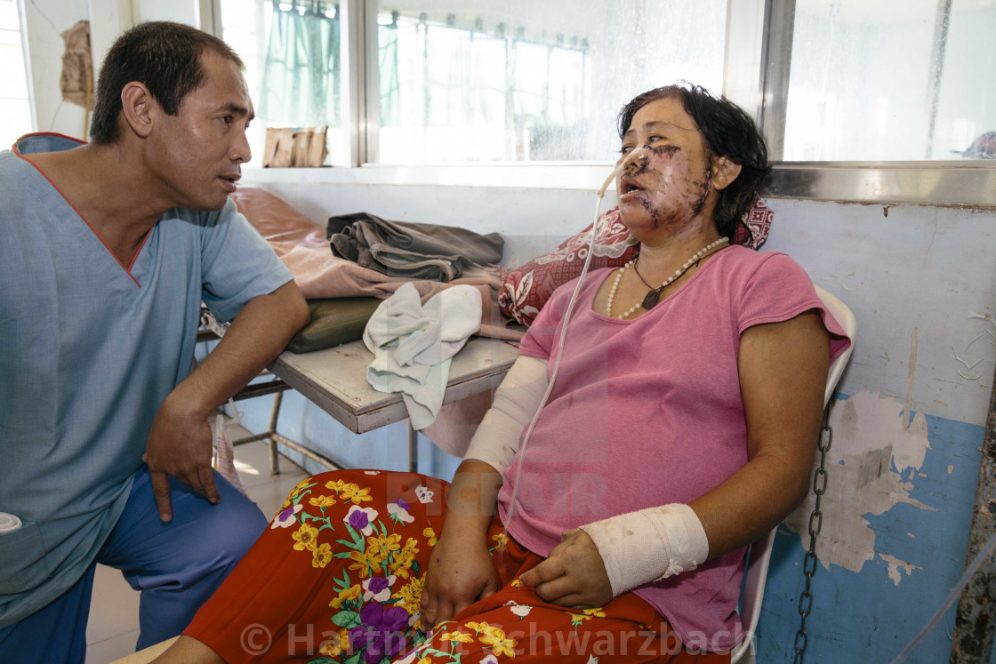 "Supertyphoon Haiyan Yolanda 2013 in Tacloban Leyte Philippines" stock image