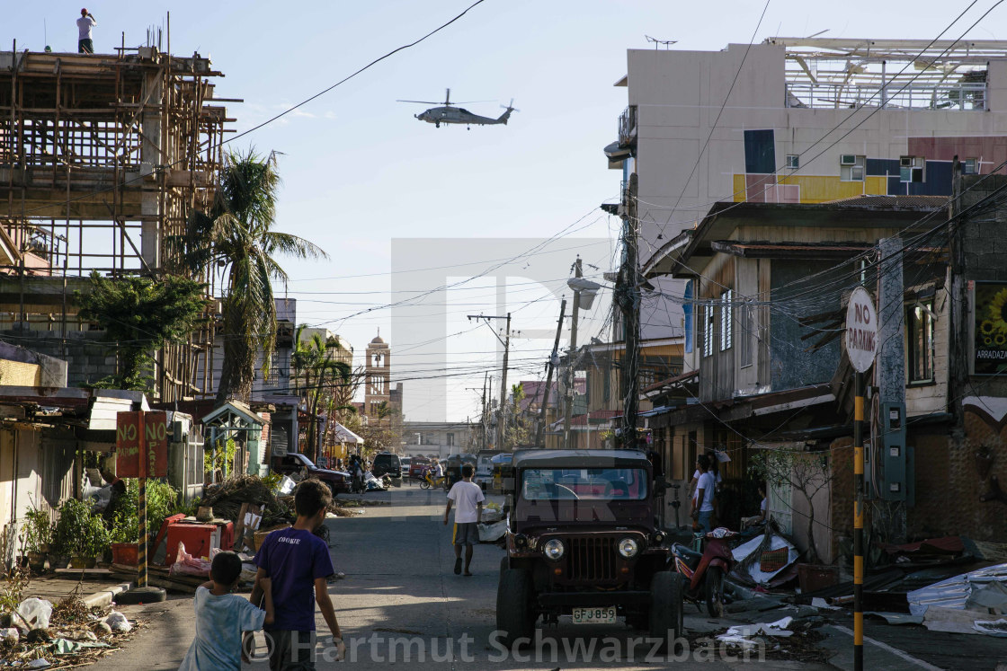 "Supertyphoon Haiyan Yolanda 2013 in Tacloban Leyte Philippines" stock image