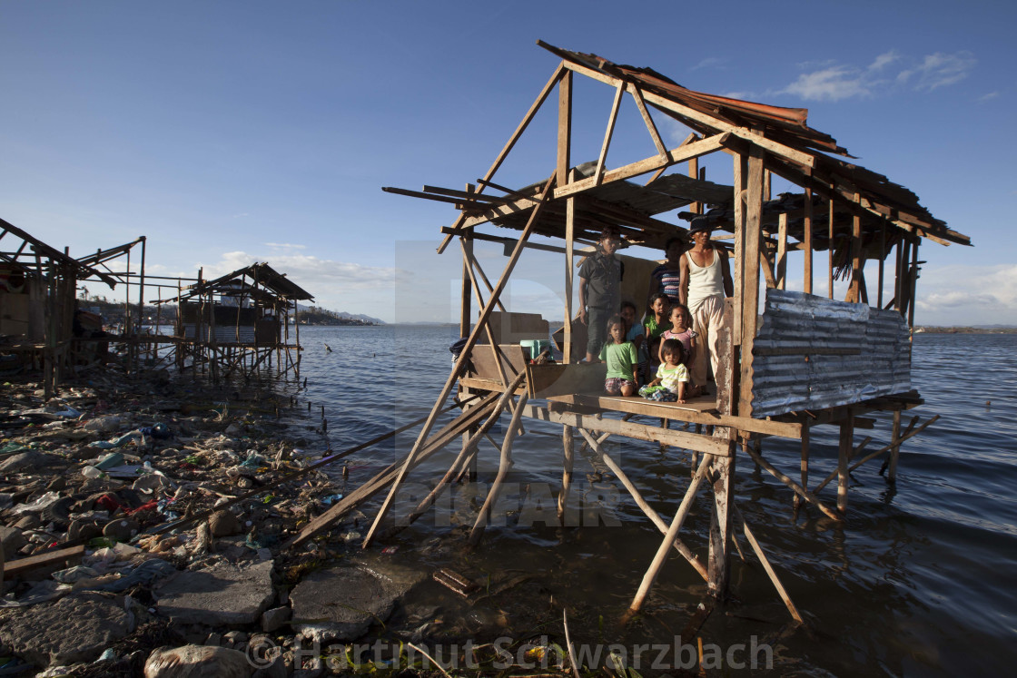 "Supertyphoon Haiyan Yolanda 2013 in Tacloban Leyte Philippines" stock image