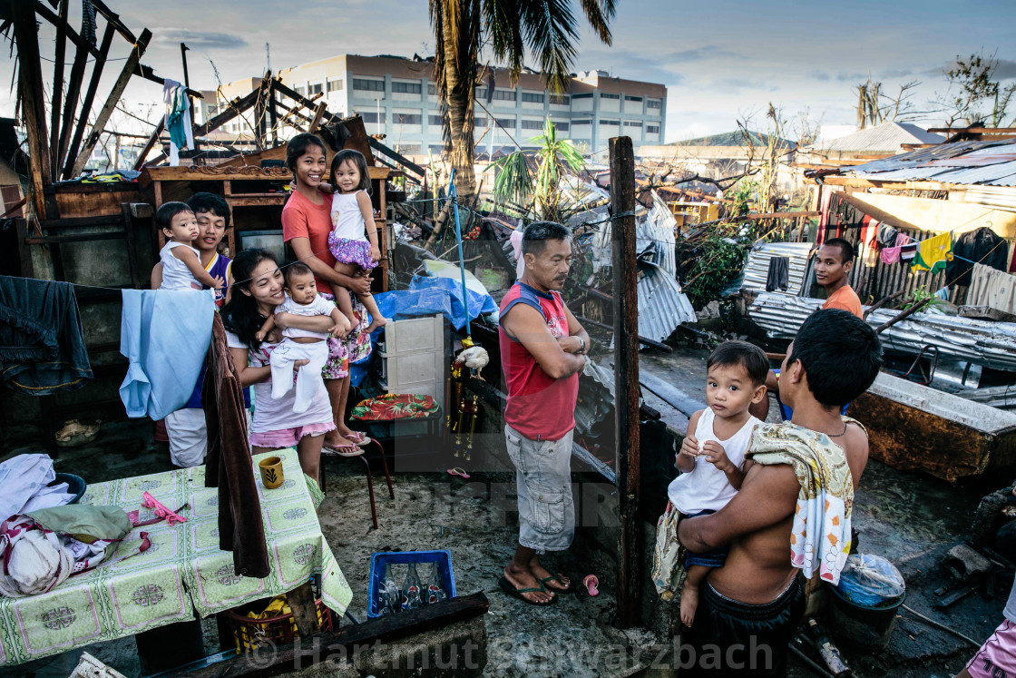 "Supertyphoon Haiyan Yolanda 2013 in Tacloban Leyte Philippines" stock image