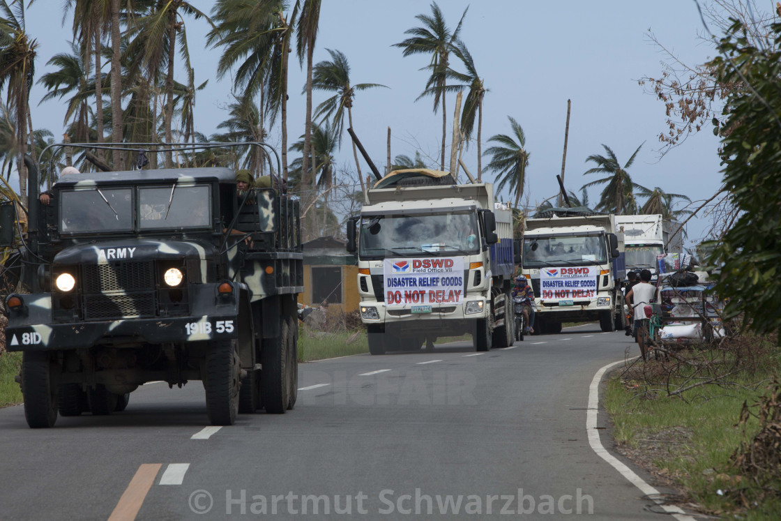 "Supertyphoon Haiyan Yolanda 2013 in Tacloban Leyte Philippines" stock image