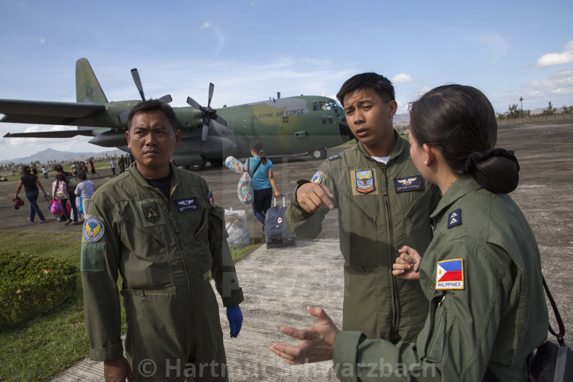 "Supertyphoon Haiyan Yolanda 2013 in Tacloban Leyte Philippines" stock image