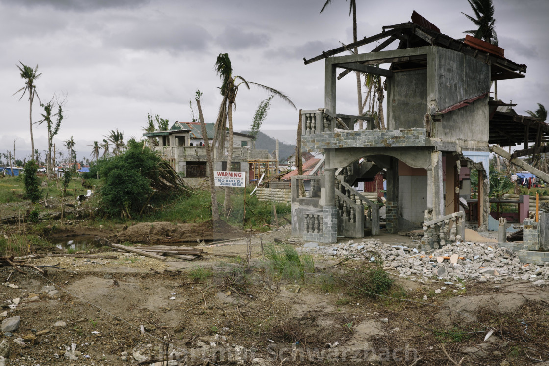 "Supertyphoon Haiyan Yolanda 2013 in Tacloban Leyte Philippines" stock image