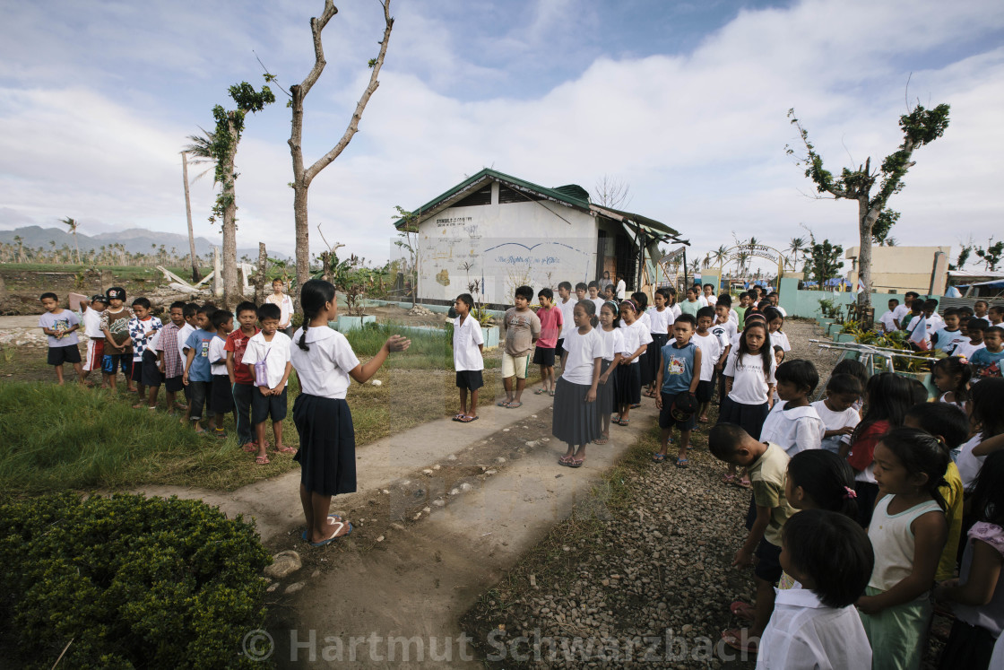 "Supertyphoon Haiyan Yolanda 2013 in Tacloban Leyte Philippines" stock image