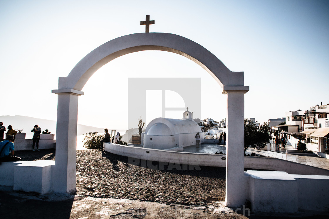 "Kykladeninsel Santorini" stock image