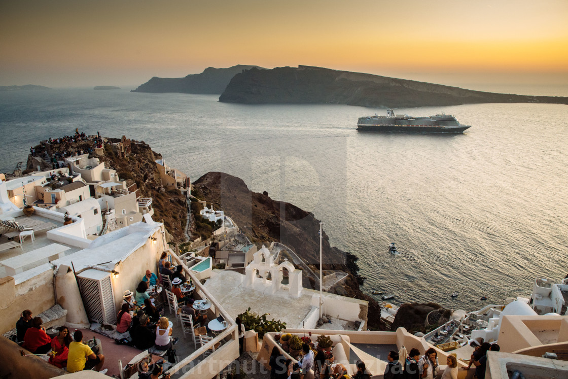 "Kykladeninsel Santorini" stock image