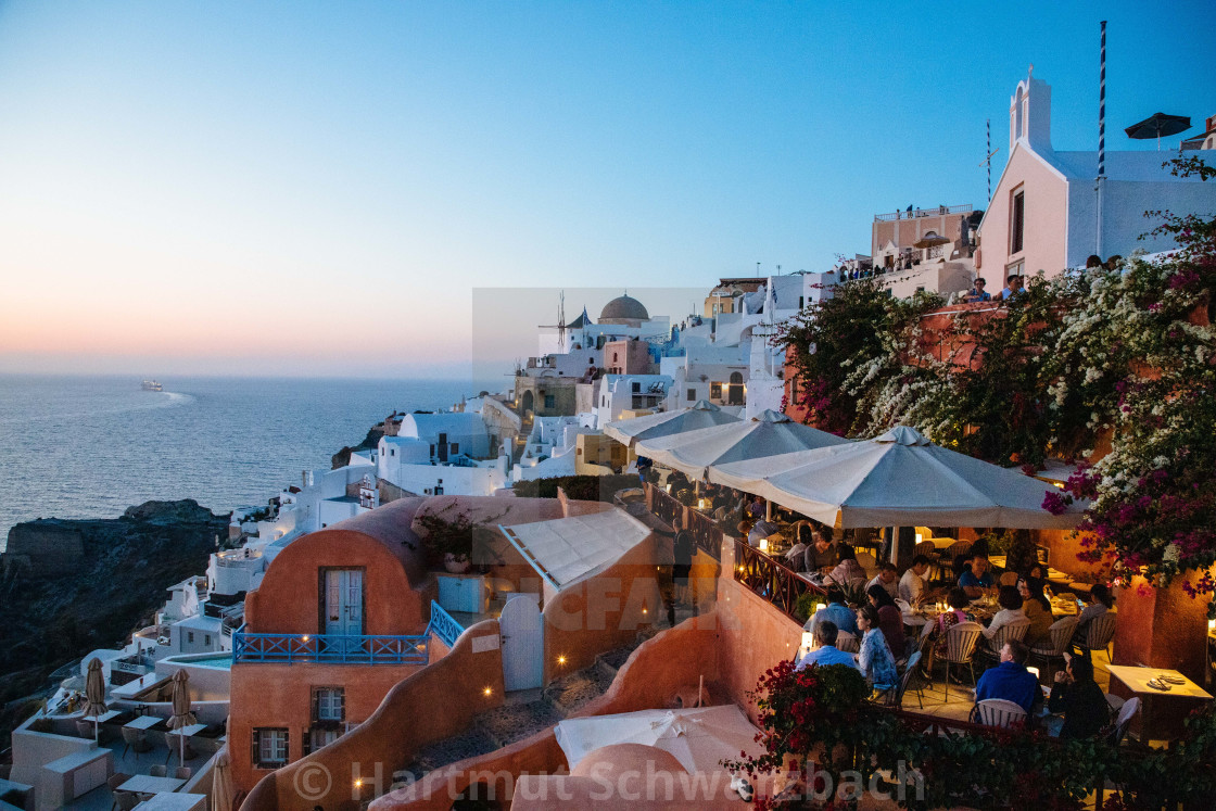 "Kykladeninsel Santorini" stock image