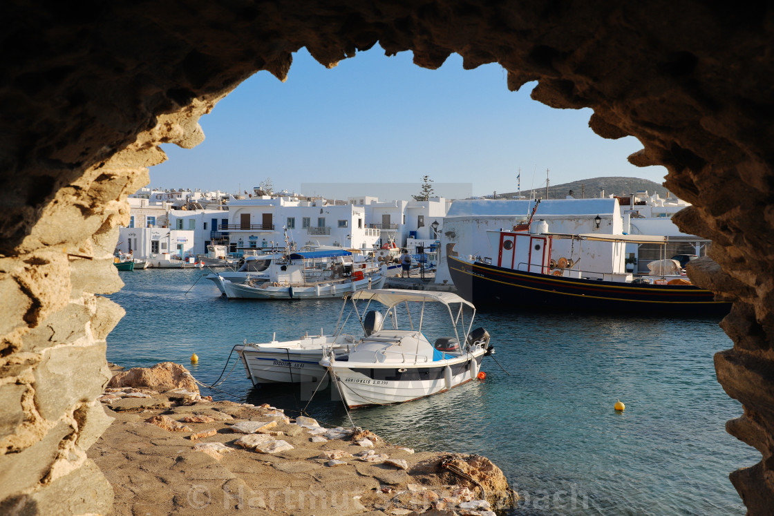 "Idyllischer Hafen von Naoussa" stock image